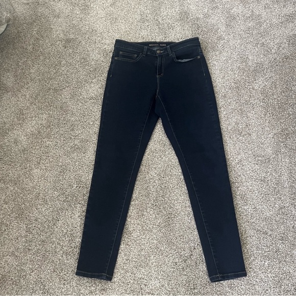 Michael Kors Izzy Skinny dark blue jeans, size 8 - Picture 2 of 4